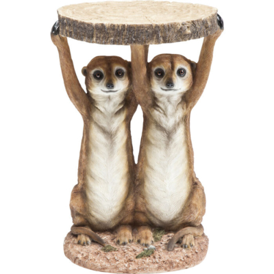 Šoninis Staliukas Animal Meerkat Sisters Ø33cm