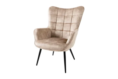 Fotelis "Scandinavia velvet champagne"