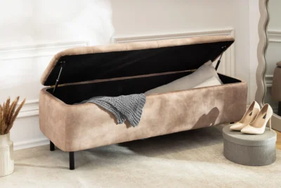 Minkštasuolis "Vogue velvet beige"